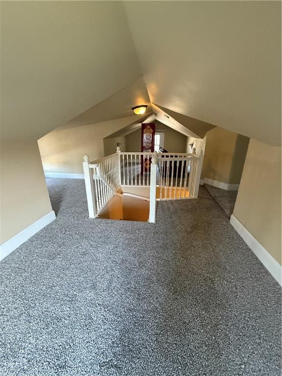 418 N 8th St, Independence, KS 67301 - bonus room with baseboards and vaulted ceiling