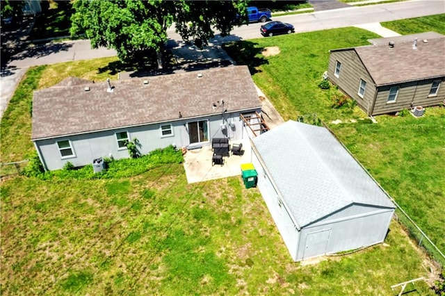 7041 Garnett St, Shawnee, KS 66203 - view from above of property