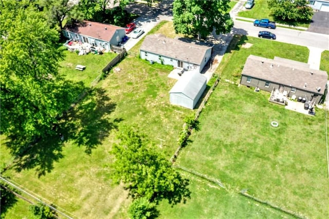 7041 Garnett St, Shawnee, KS 66203 - aerial view of property and surrounding area