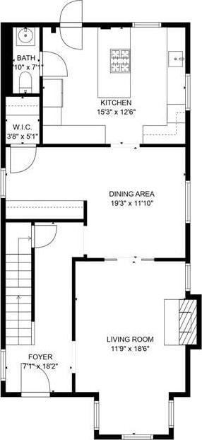 1633 Summit St, Kansas City, MO 64108 - home floor plan