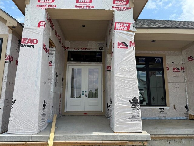 21603 W 80th Ter, Shawnee, KS 66220 - property entrance with french doors