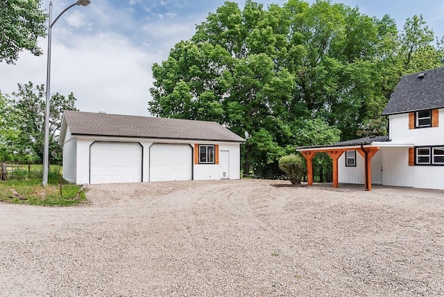 23852 Haigwood Rd, Tonganoxie, KS 66086 - view of detached garage
