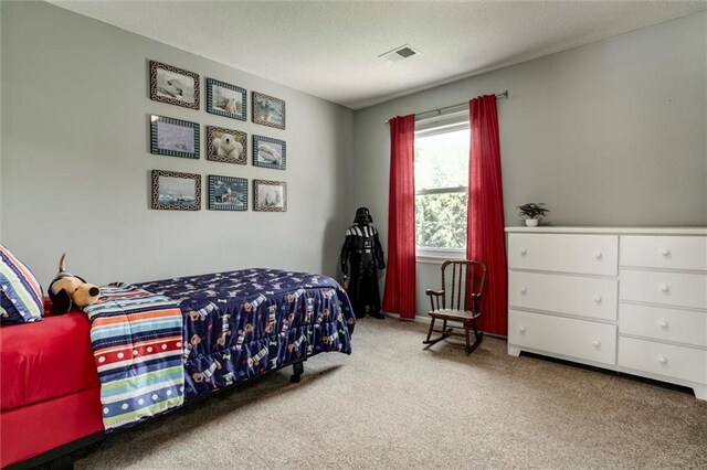 14169 W 115th Ter, Olathe, KS 66062 - bedroom featuring carpet floors and a textured ceiling