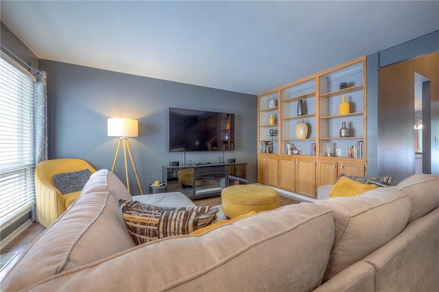 6520 W 51st St, Mission, KS 66202 - living area featuring wood finished floors