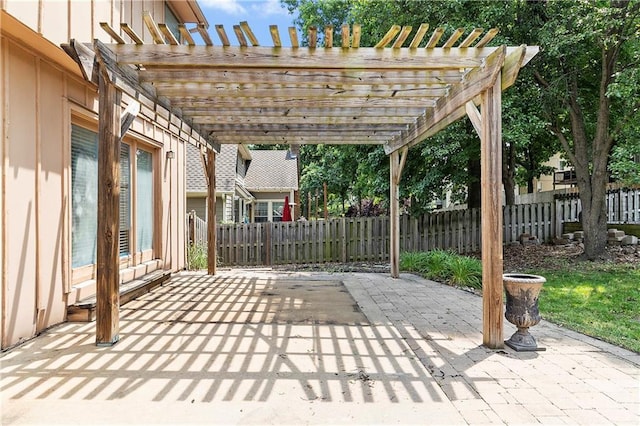 11207 W 109th St, Overland Park, KS 66210 - view of patio / terrace with a pergola