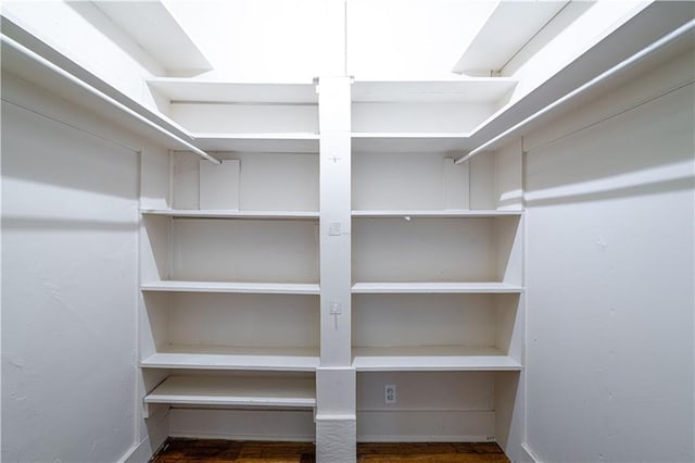 502 Vine St, Leavenworth, KS 66048 - spacious closet with wood finished floors