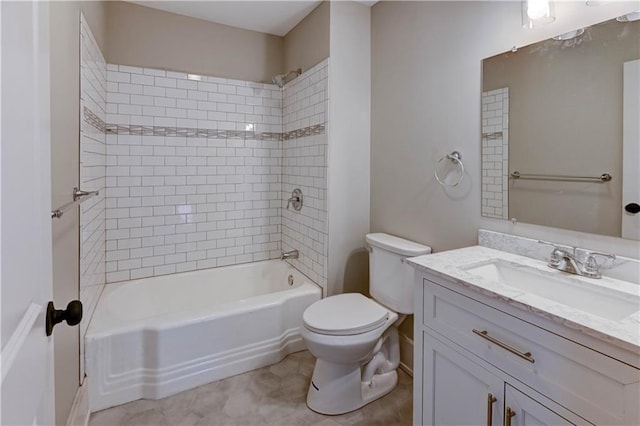 302 N Brighton Ave, Kansas City, MO 64123 - full bath with vanity, toilet, and shower / tub combination
