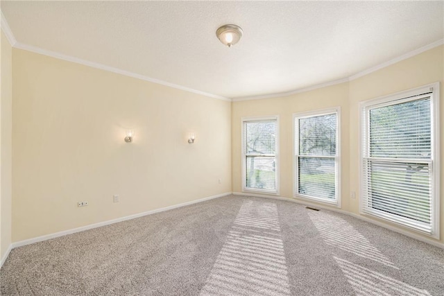 8901 W 128th St, Overland Park, KS 66213 - spare room featuring carpet, crown molding, and baseboards