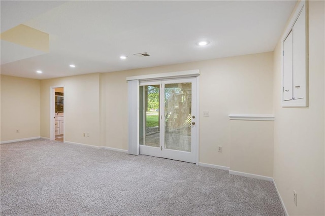 8901 W 128th St, Overland Park, KS 66213 - empty room with carpet flooring, baseboards, and recessed lighting