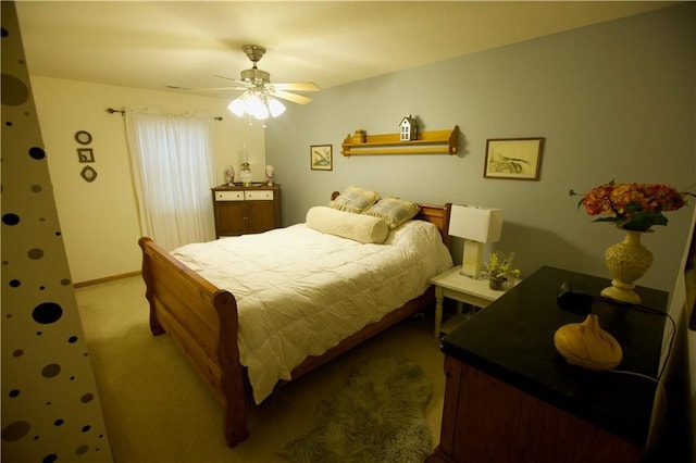 1744 21st Rd, Waverly, KS 66871 - carpeted bedroom with ceiling fan
