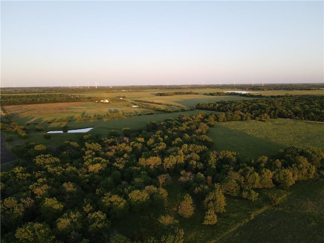 1744 21st Rd, Waverly, KS 66871 - aerial view of property's location featuring rural landscape and a large body of water