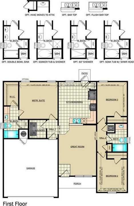 551 W Fountain St, Gardner, KS 66030 - floor plan / room layout