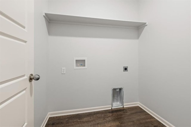 551 W Fountain St, Gardner, KS 66030 - laundry room featuring washer hookup, hookup for an electric dryer, and baseboards