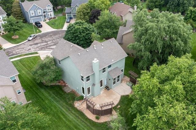 14155 W 147th Ter, Olathe, KS 66062 - aerial perspective of suburban area