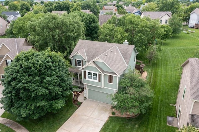 14155 W 147th Ter, Olathe, KS 66062 - aerial perspective of suburban area