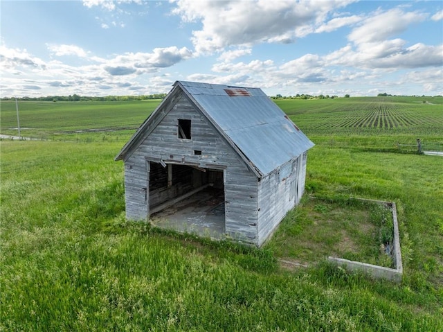2943 NE Turkey Rd, Breckenridge, MO 64625 - view of outbuilding featuring a view of rural / pastoral area and agricultural area