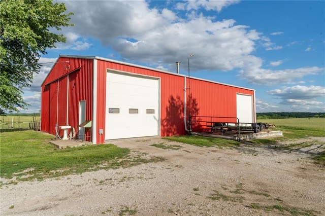 2943 NE Turkey Rd, Breckenridge, MO 64625 - view of outbuilding with dirt driveway