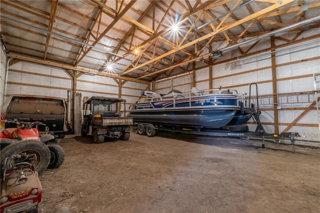 2943 NE Turkey Rd, Breckenridge, MO 64625 - garage with metal wall