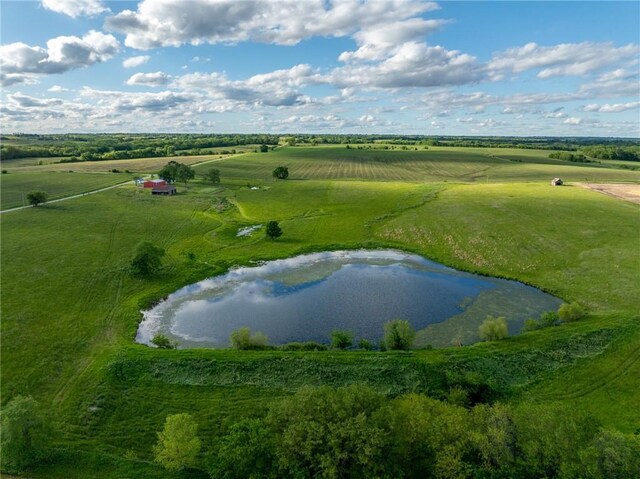 2943 NE Turkey Rd, Breckenridge, MO 64625 - overview of rural landscape with a large body of water