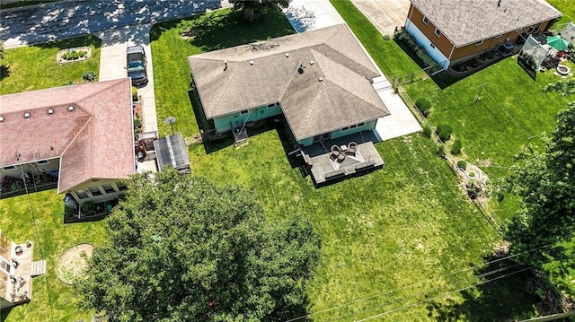 109 N 1st St, Blue Springs, MO 64014 - aerial view of property and surrounding area