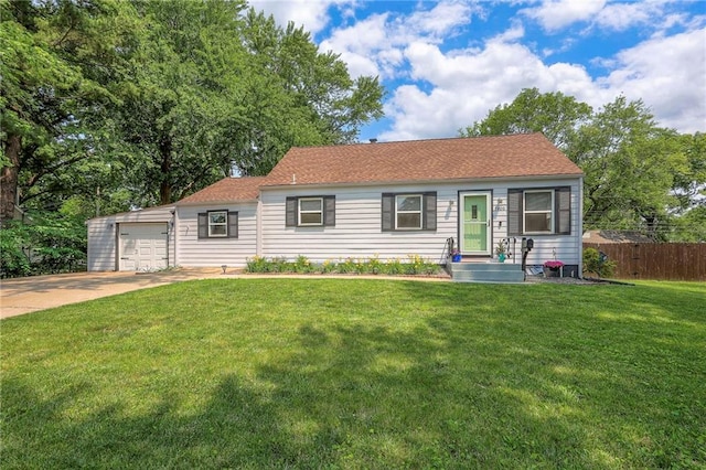 7600 W 64th St, Mission, KS 66202 - view of front of home with driveway