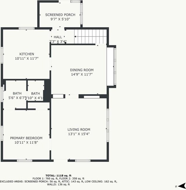 1403 S Sterling Ave, Independence, MO 64052 - room layout