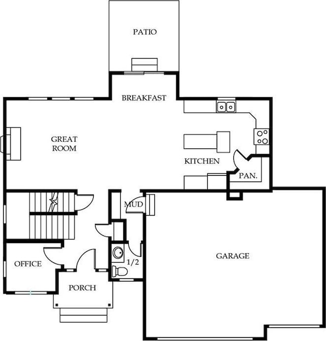 20714 Emerald St, Spring Hill, KS 66030 - room layout
