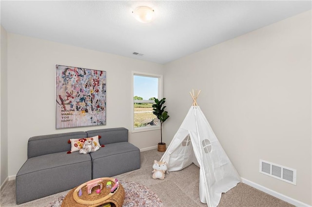 20714 Emerald St, Spring Hill, KS 66030 - rec room with carpet flooring and baseboards