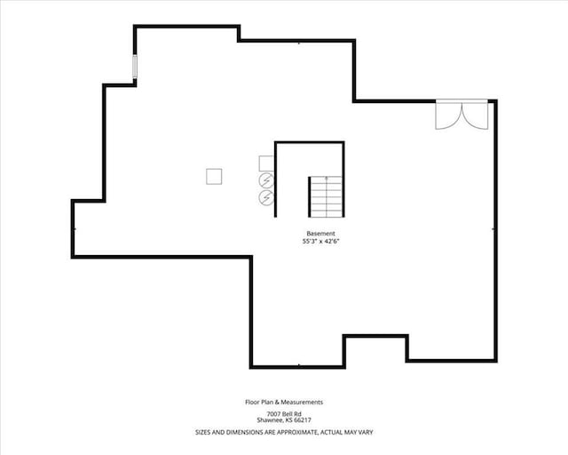 7007 Bell Rd, Shawnee, KS 66217 - home floor plan