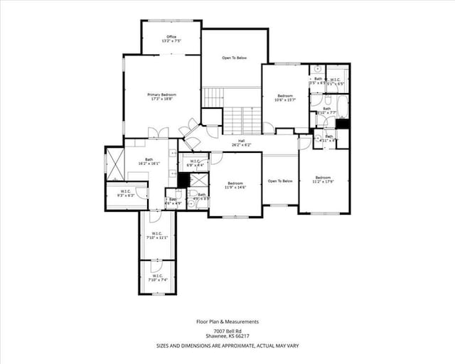 7007 Bell Rd, Shawnee, KS 66217 - property floor plan