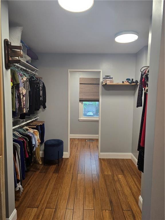 16011 W 149th Ter, Olathe, KS 66062 - walk in closet with hardwood / wood-style flooring