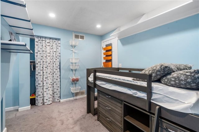 16011 W 149th Ter, Olathe, KS 66062 - bedroom featuring light carpet and recessed lighting