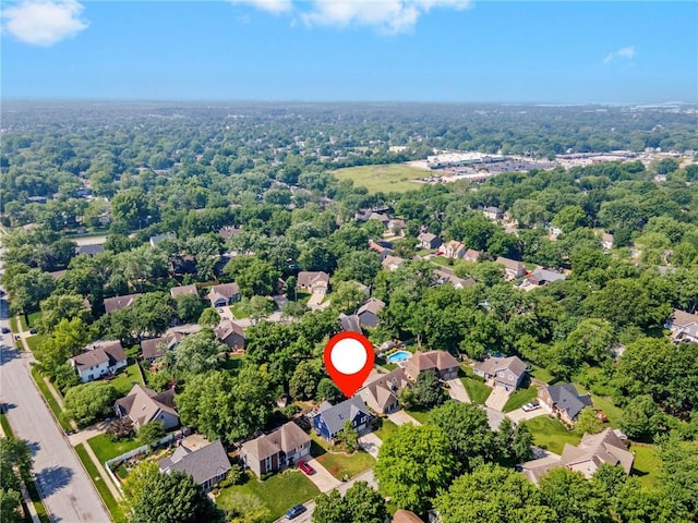 16011 W 149th Ter, Olathe, KS 66062 - aerial overview of property's location with nearby suburban area