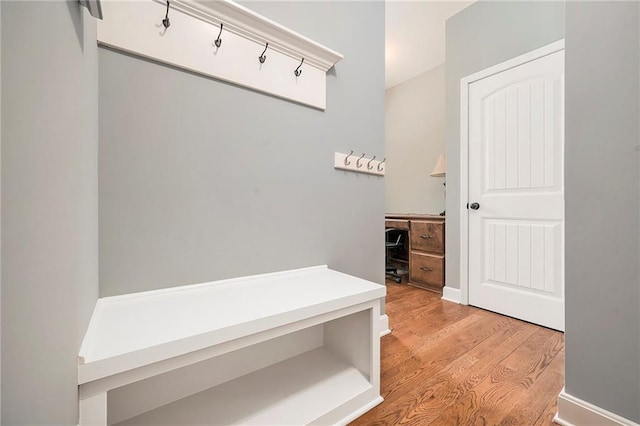 5021 NW Timberline Dr, Riverside, MO 64150 - mudroom with light wood finished floors