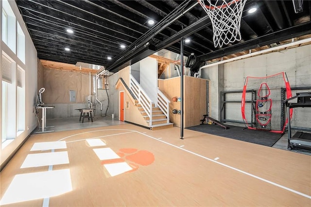 5021 NW Timberline Dr, Riverside, MO 64150 - below grade area with stairs