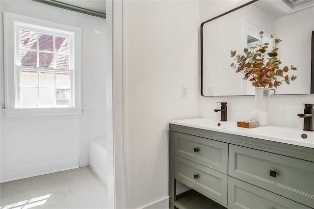 4804 Jarboe St, Kansas City, MO 64112 - bathroom with double vanity