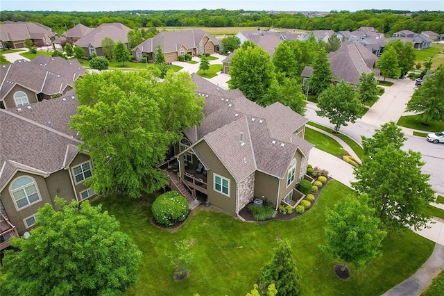 16904 S Bradley Dr, Olathe, KS 66062 - aerial perspective of suburban area