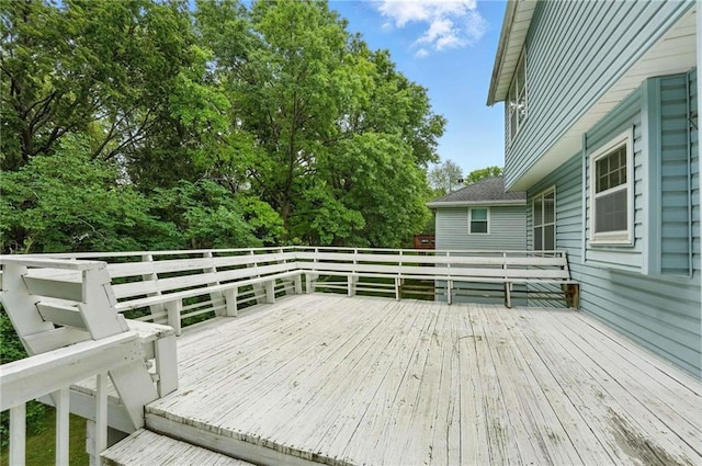 8025 Woodstone St, Lenexa, KS 66219 - view of deck