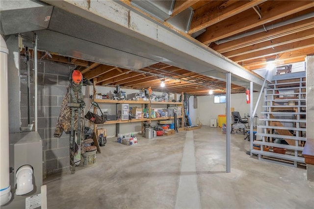 15005 W 94th St, Lenexa, KS 66215 - below grade area with stairs