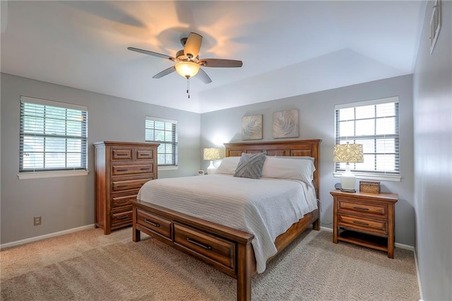 15005 W 94th St, Lenexa, KS 66215 - bedroom featuring light colored carpet and ceiling fan