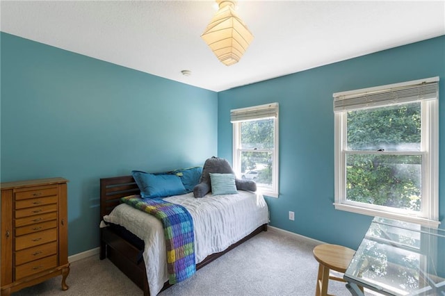 7642 N Atkins Pl, Kansas City, MO 64152 - bedroom featuring carpet and baseboards