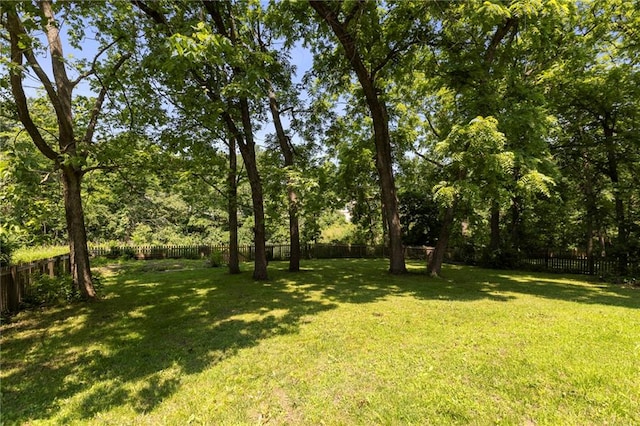 7642 N Atkins Pl, Kansas City, MO 64152 - view of fenced backyard