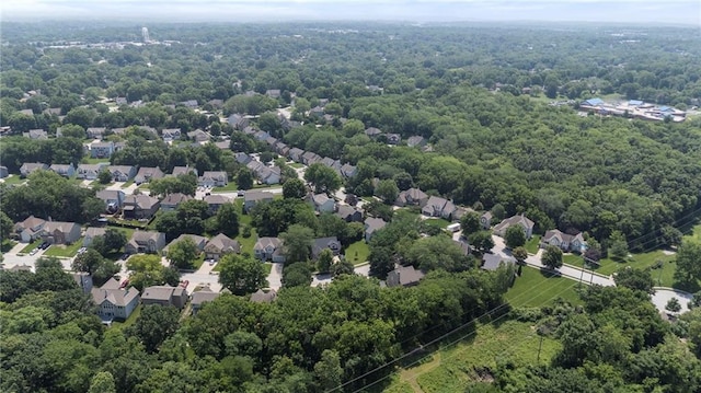 7642 N Atkins Pl, Kansas City, MO 64152 - bird's eye view of a forest