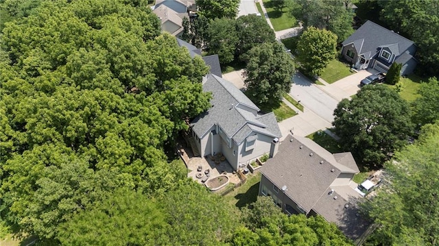 7642 N Atkins Pl, Kansas City, MO 64152 - bird's eye view