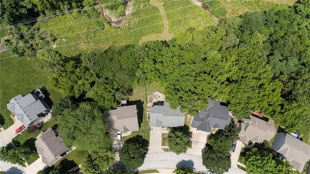 7642 N Atkins Pl, Kansas City, MO 64152 - aerial perspective of suburban area