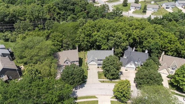 7642 N Atkins Pl, Kansas City, MO 64152 - aerial perspective of suburban area
