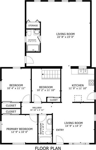 6608 N Edison Ave, Kansas City, MO 64151 - home floor plan