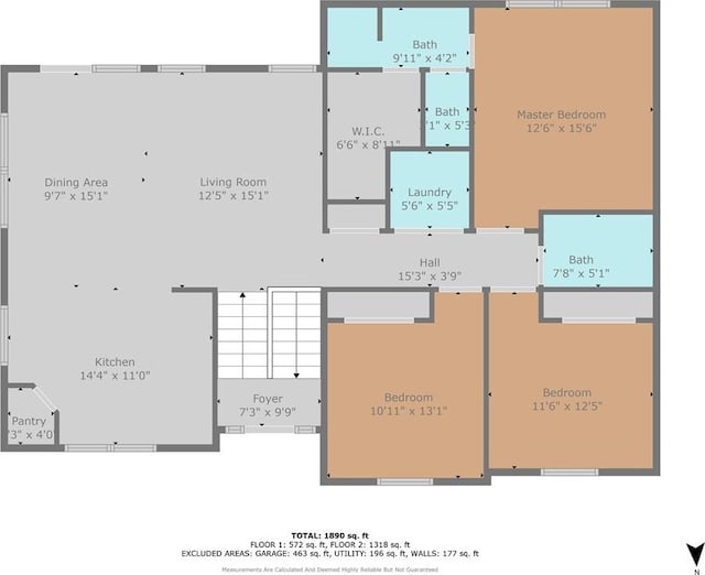 12301 White Oak St, Peculiar, MO 64078 - floor plan / room layout