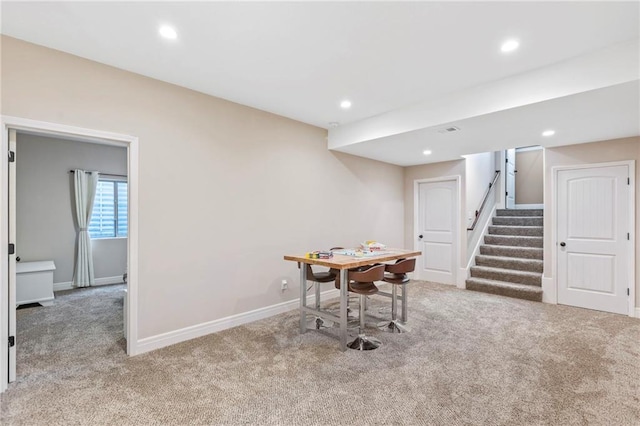 11446 S Longview Rd, Olathe, KS 66061 - office area with carpet and recessed lighting