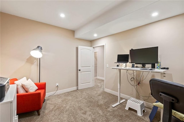 11446 S Longview Rd, Olathe, KS 66061 - office with carpet flooring and recessed lighting